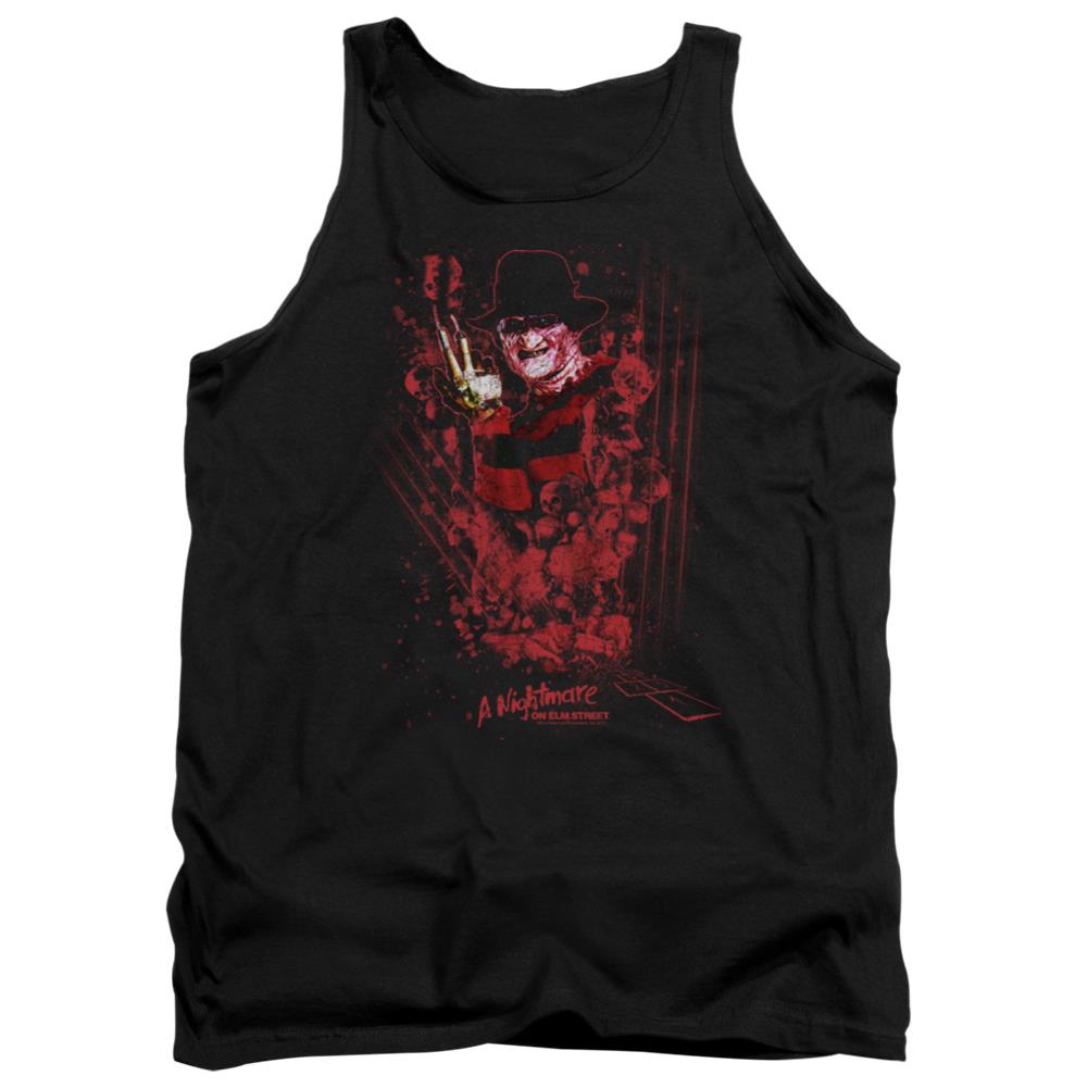 A Nightmare On Elm Street One Two Freddy's Coming For You Men's 18/1 Cotton Tank Top
