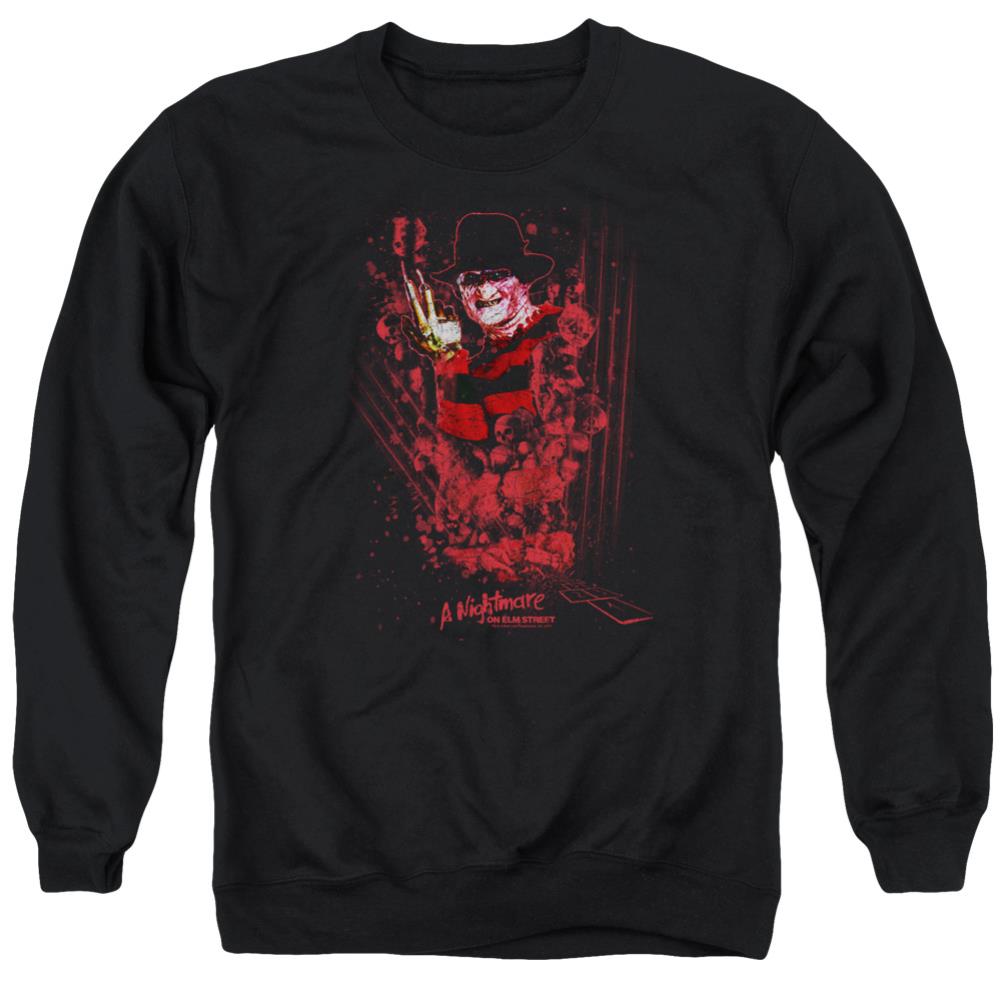 A Nightmare On Elm Street One Two Freddy's Coming For You Men's Crewneck 50 50 Poly Long-Sleeve T-Shirt