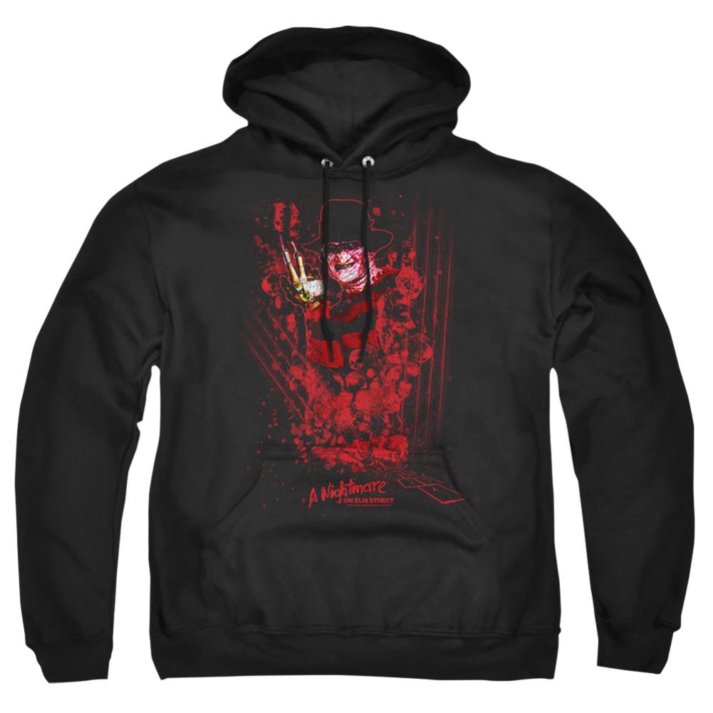A Nightmare On Elm Street One Two Freddy's Coming For You Men's Pull-Over 75 25 Poly Hoodie