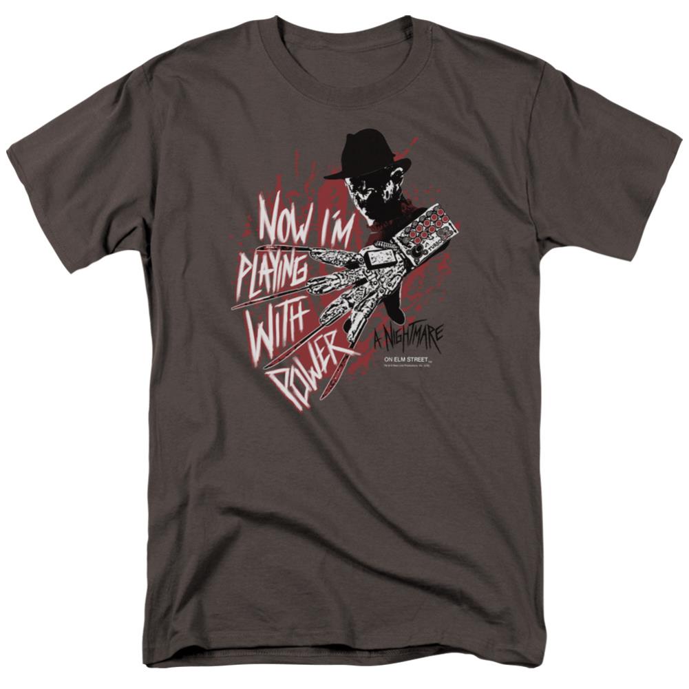 A Nightmare On Elm Street Playing With Power Men's 18/1 Cotton Short-Sleeve T-Shirt