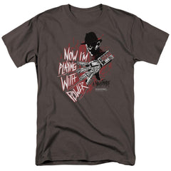 A Nightmare On Elm Street Playing With Power Men's 18/1 Cotton Short-Sleeve T-Shirt