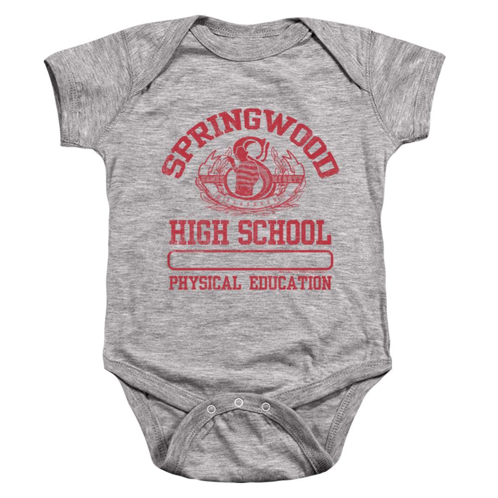 A Nightmare On Elm Street Springwood High Infant's Cotton SS Snapsuit