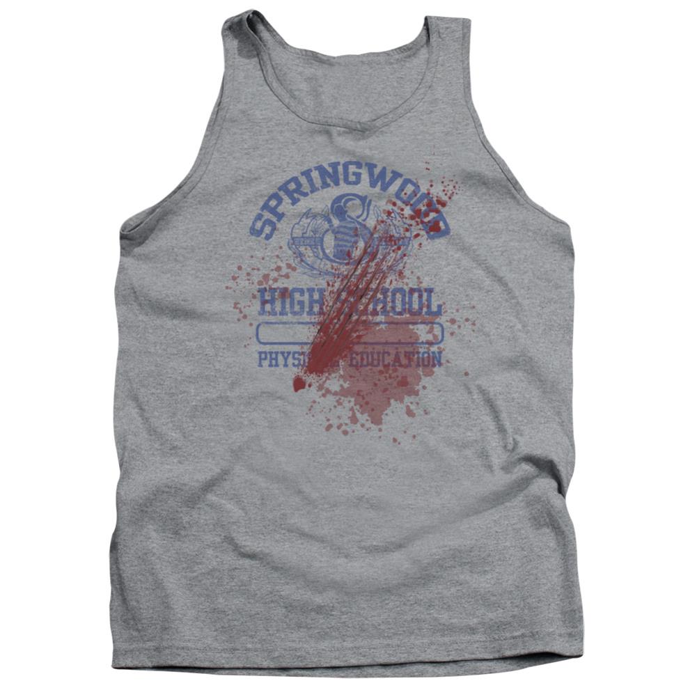 A Nightmare On Elm Street Springwood High Victim Men's 18/1 Cotton Tank Top