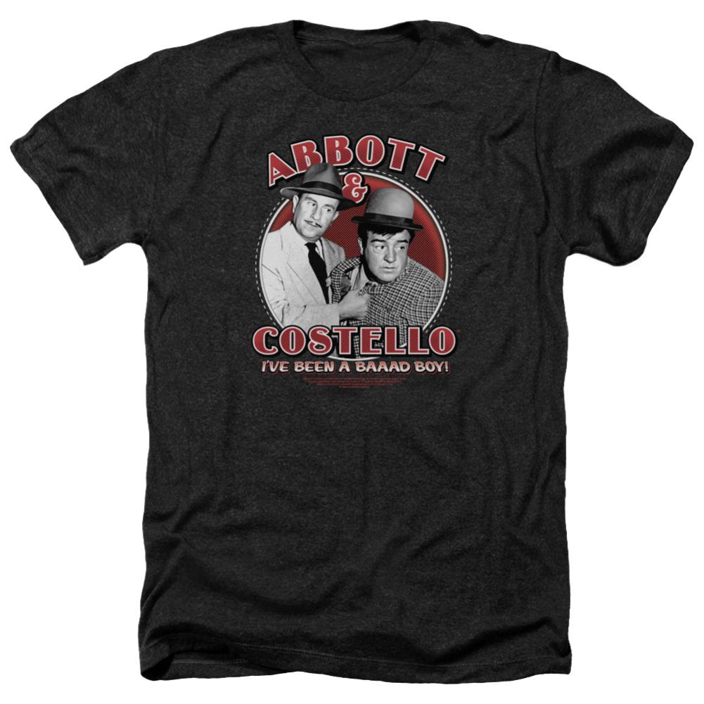 Abbott And Costello Bad Boy Men's 30/1 Heather 60 40 Poly Short-Sleeve T-Shirt
