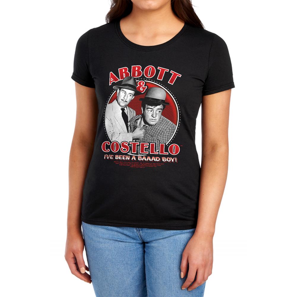 Abbott And Costello Bad Boy Women's 18/1 Cotton Short-Sleeve T-Shirt