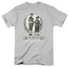 Abbott And Costello Be All You Can Be Men's 18/1 Cotton Short-Sleeve T-Shirt
