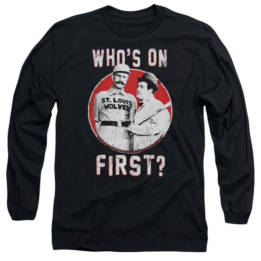 Abbott And Costello First Men's 18/1 Cotton Long-Sleeve T-Shirt