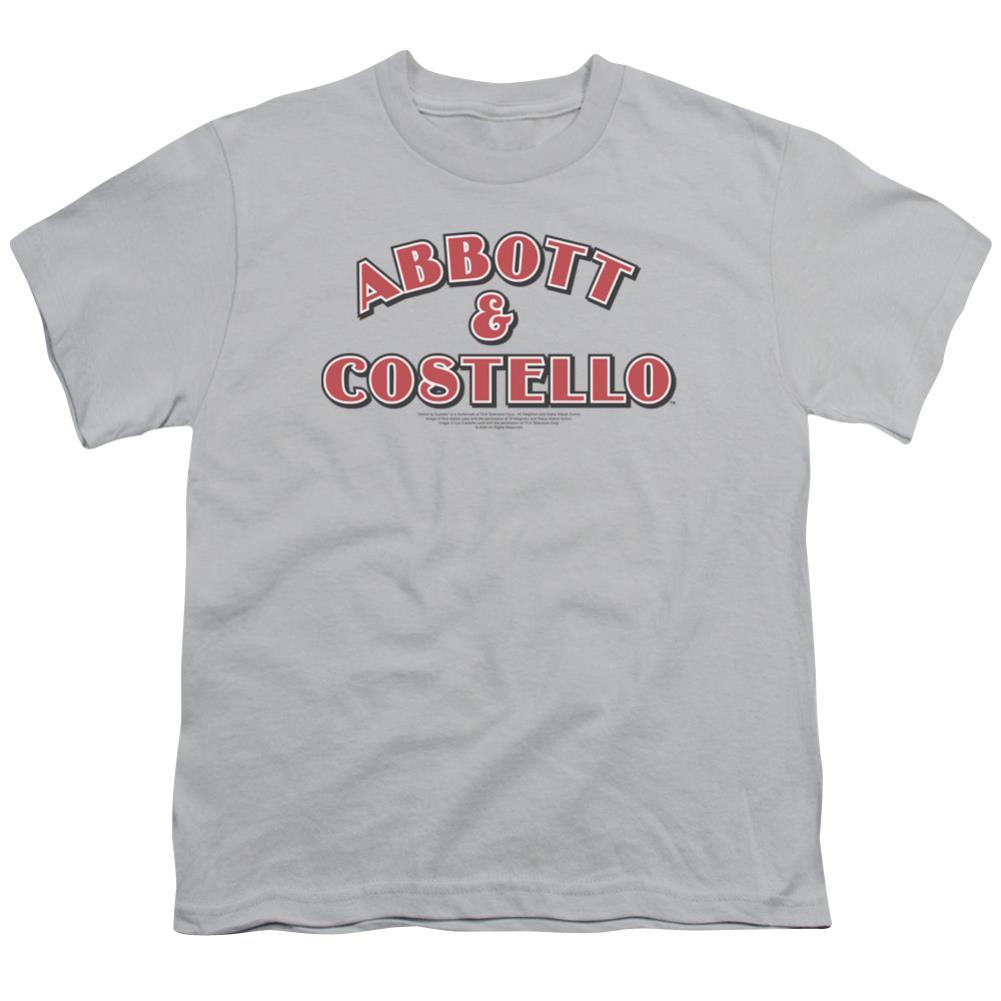 Abbott And Costello Logo Youth 18/1 100% Cotton Short-Sleeve T-Shirt