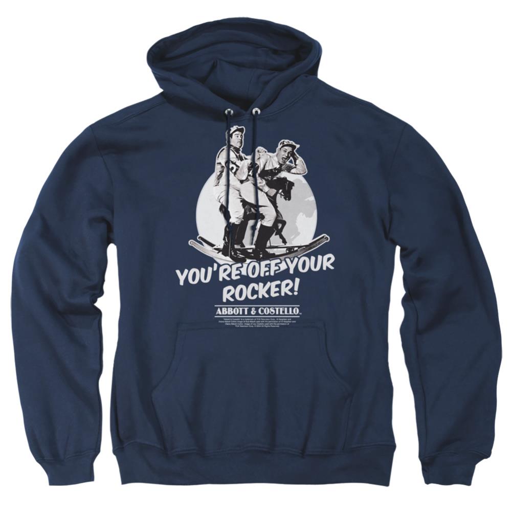 Abbott And Costello Off Your Rocker Men's Pull-Over 75 25 Poly Hoodie