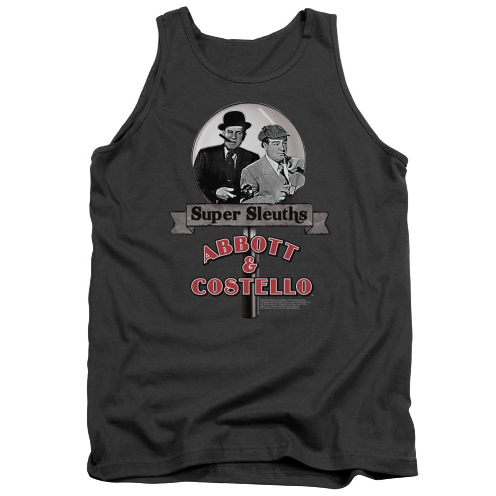 Abbott And Costello Super Sleuths Men's 18/1 Cotton Tank Top