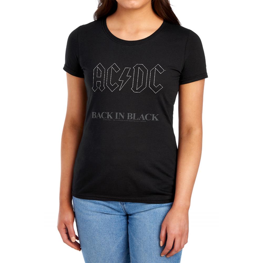 AC/DC Back In Black Women's 18/1 Cotton Short-Sleeve T-Shirt