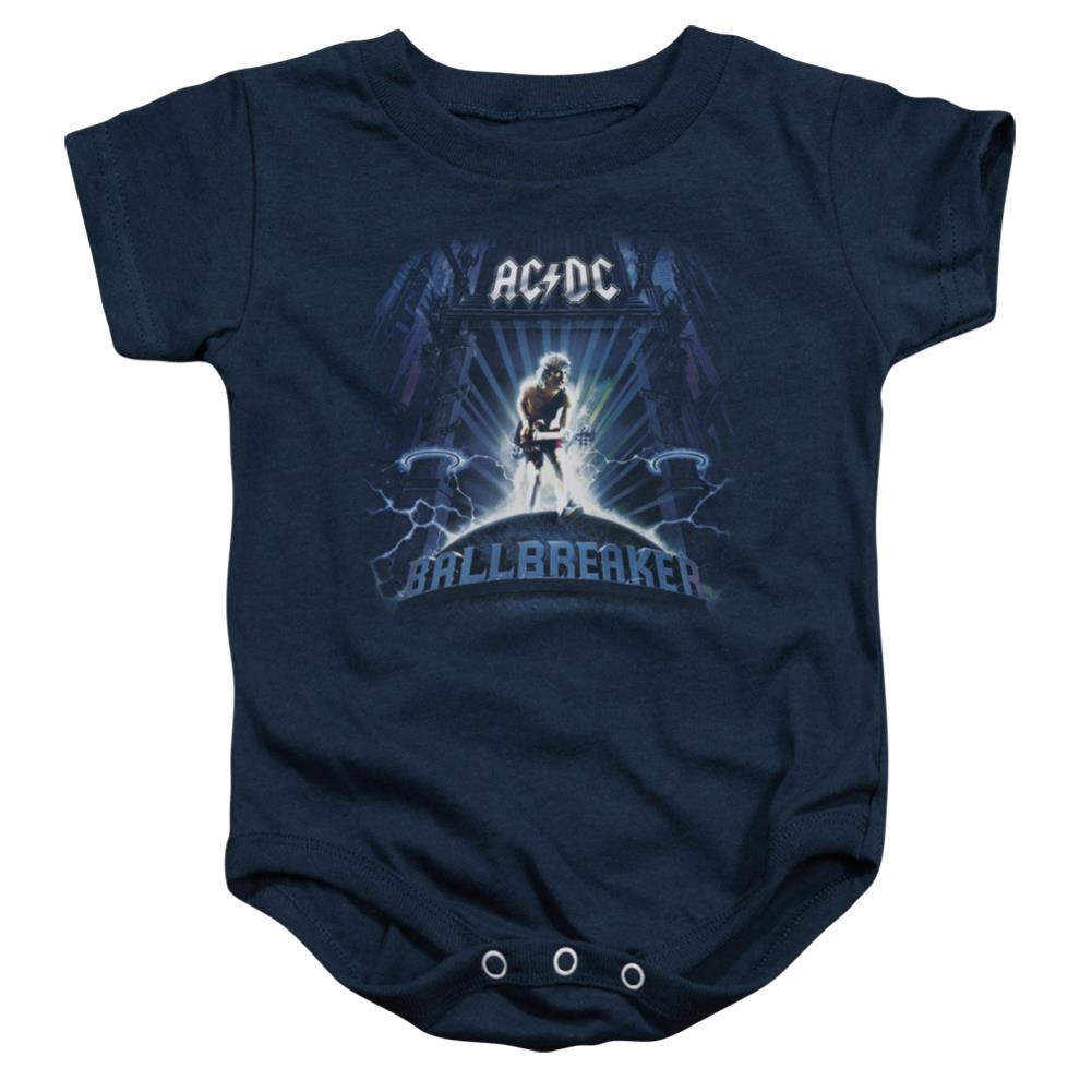 AC/DC Ballbreaker Infant's Cotton Short-Sleeve Snapsuit