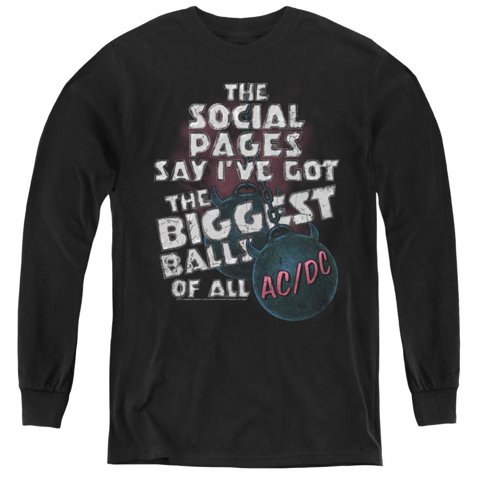 AC/DC Big Balls Youth Long-Sleeve T-Shirt