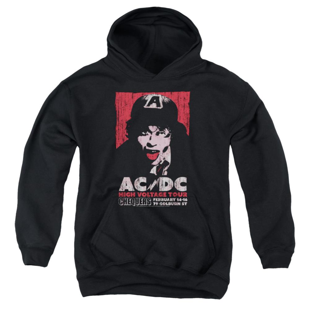 AC/DC High Voltage Live 1975 Youth Cotton Poly Pull-Over Hoodie