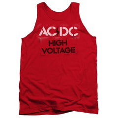 AC/DC High Voltage Stencil Men's 18/1 Cotton Tank Top