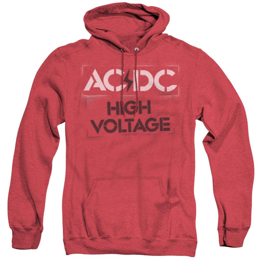 AC/DC High Voltage Stencil Men's Pull-Over Hoodie