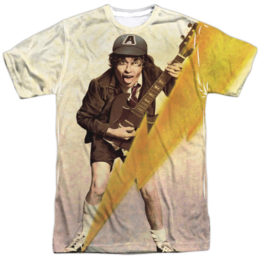 AC/DC Higher Voltage Men's Regular Fit Polyester Short-Sleeve T-Shirt