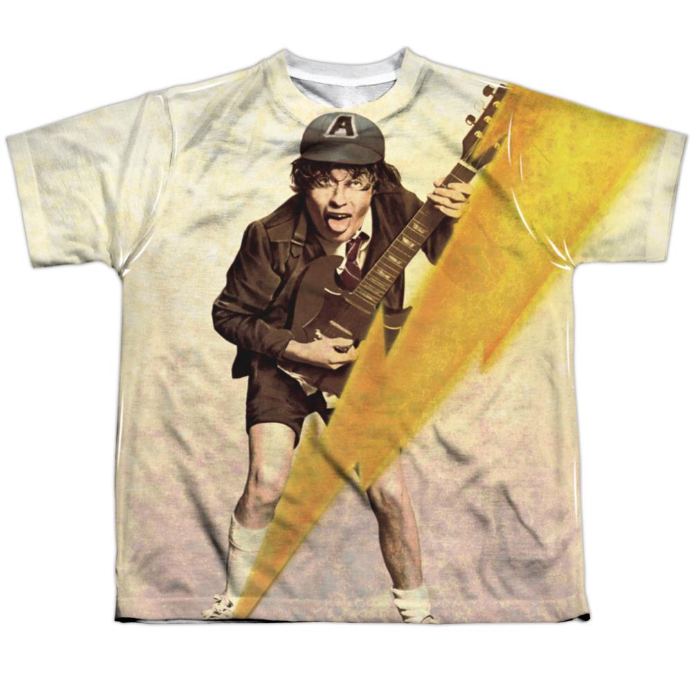 AC/DC Higher Voltage Youth Regular Fit Poly Short-Sleeve T-Shirt