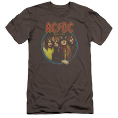 AC/DC Highway To Hell Men's Ultra-Soft 30/1 Cotton Slim Short-Sleeve T-Shirt