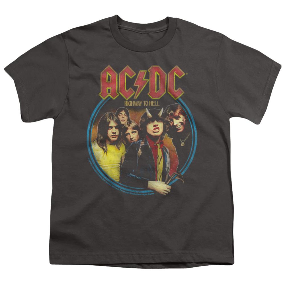 AC/DC Highway To Hell Youth 18/1 100% Cotton Short-Sleeve T-Shirt