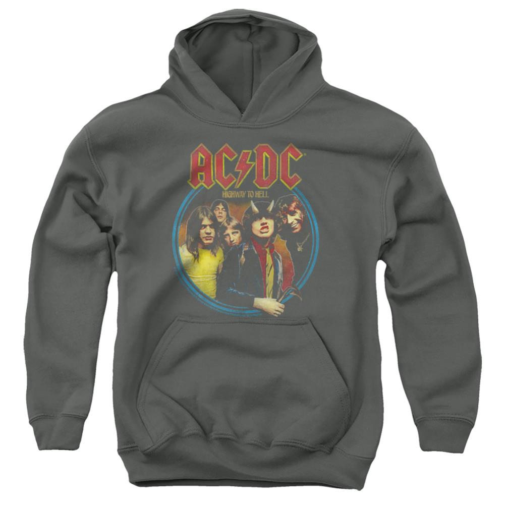 AC/DC Highway To Hell Youth Cotton Poly Pull-Over Hoodie