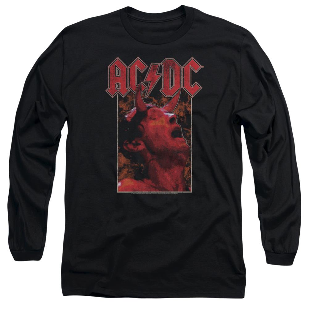 AC/DC Horns Men's 18/1 Cotton Long-Sleeve T-Shirt