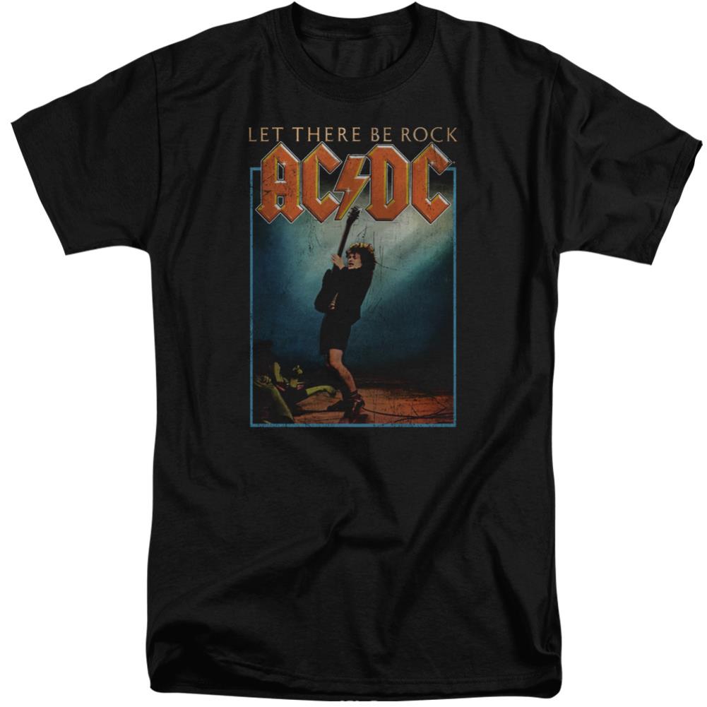 AC/DC Let There Be Rock Men's 18/1 Tall Cotton Short-Sleeve T-Shirt