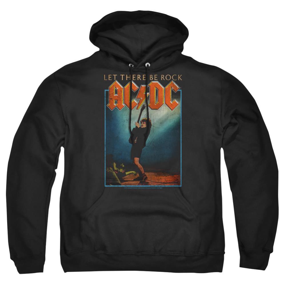 AC/DC Let There Be Rock Men's Pull-Over 75 25 Poly Hoodie