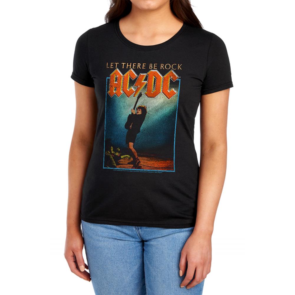 AC/DC Let There Be Rock Women's 18/1 Cotton Short-Sleeve T-Shirt