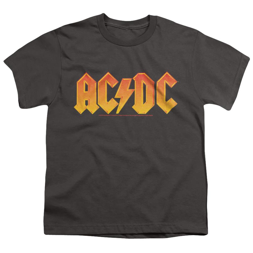 AC/DC Logo Youth 18/1 100% Cotton Short-Sleeve T-Shirt