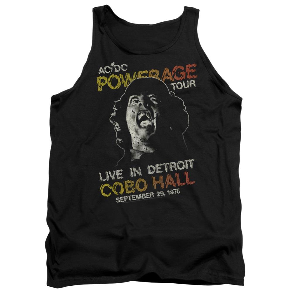 AC/DC Powerage Tour Men's 18/1 Cotton Tank Top