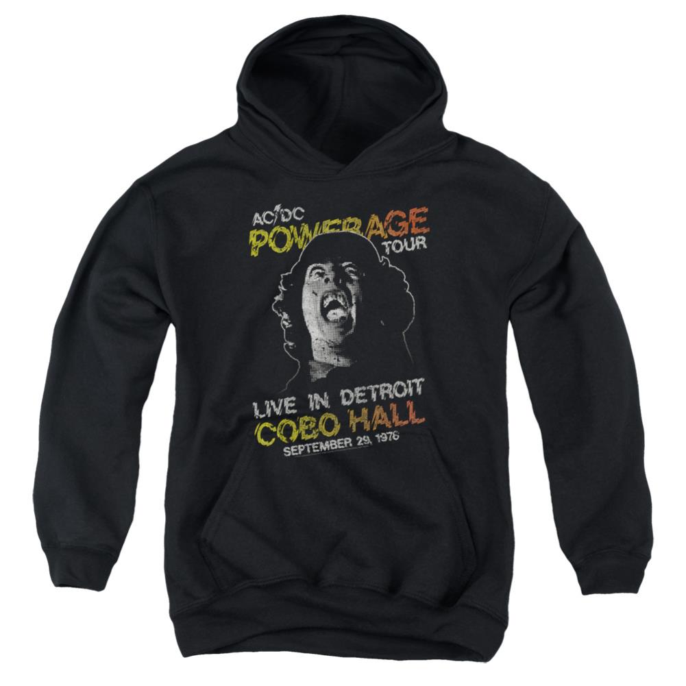 AC/DC Powerage Tour Youth Cotton Poly Pull-Over Hoodie