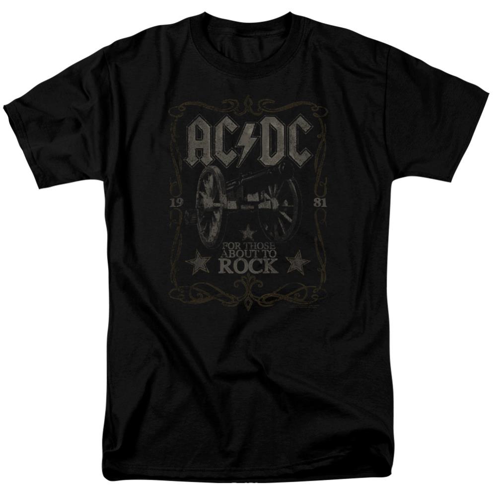 AC/DC Rock Label Men's 18/1 Cotton Short-Sleeve T-Shirt