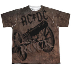 AC/DC We Salute You Youth Regular Fit Poly Short-Sleeve T-Shirt