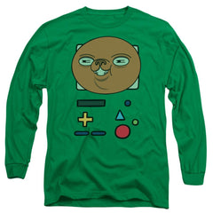 Adventure Time Bmo Mask Men's 18/1 Cotton Long-Sleeve T-Shirt