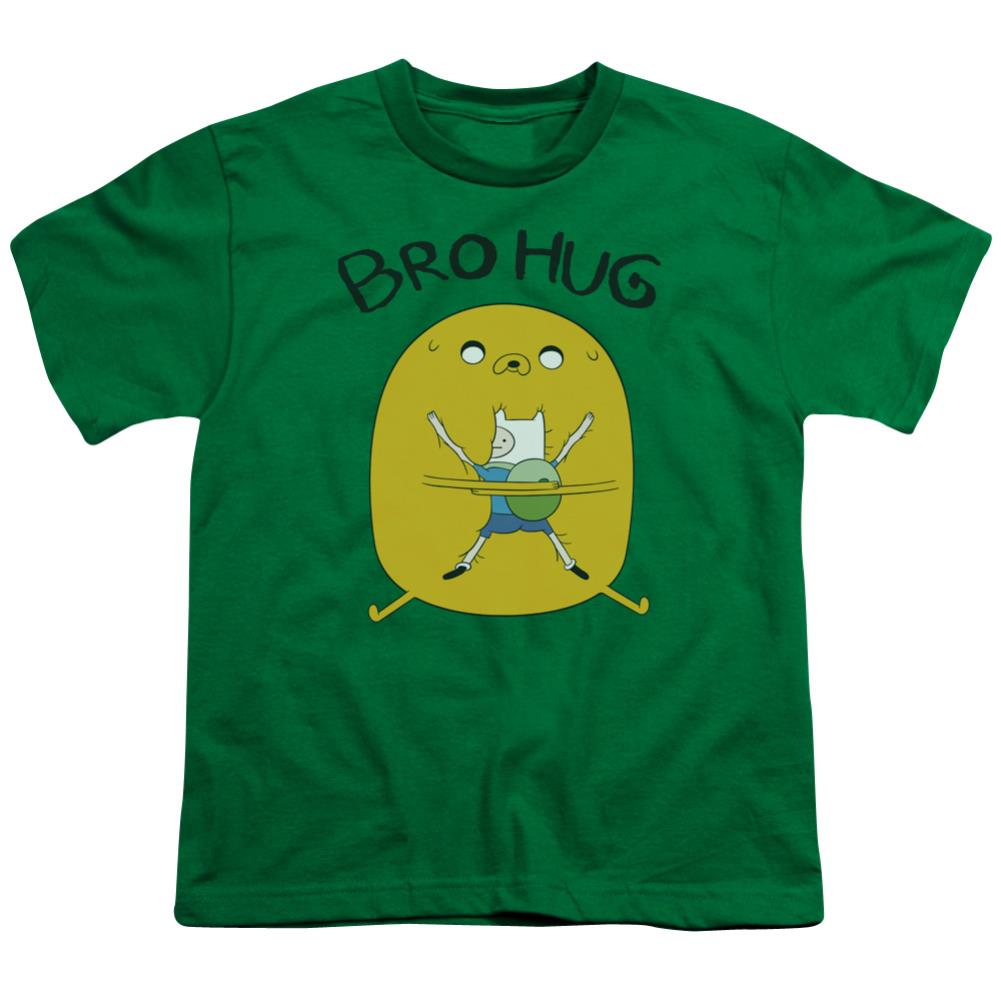 Adventure Time Bro Hug Youth 18/1 100% Cotton Short-Sleeve T-Shirt