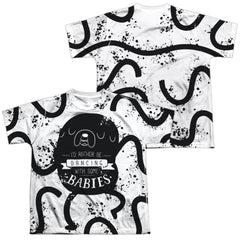 Adventure Time Dancing With Babies (Front/Back Print) Youth Regular Fit Poly Short-Sleeve T-Shirt
