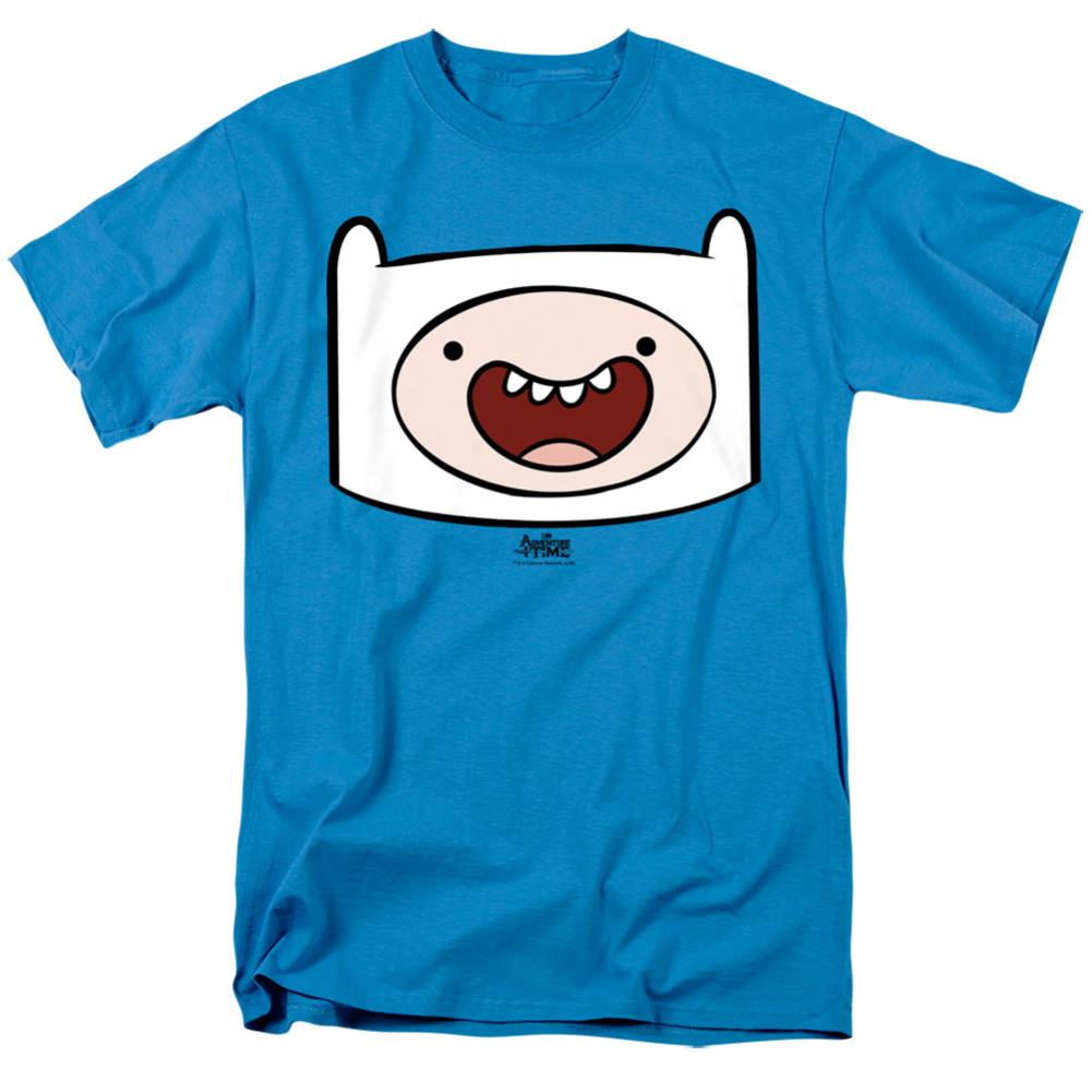 Adventure Time Finn Head Men's 18/1 Cotton Short-Sleeve T-Shirt