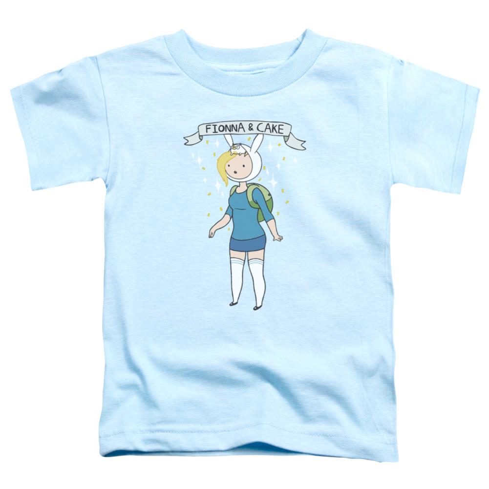 Adventure Time Fionna & Cake Toddler 18/1 Cotton Short-Sleeve T-Shirt