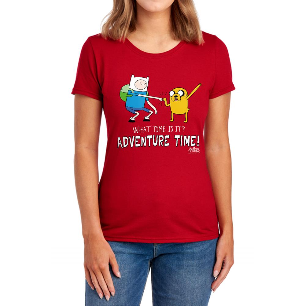 Adventure Time Fist Bump Women's 18/1 Cotton Short-Sleeve T-Shirt