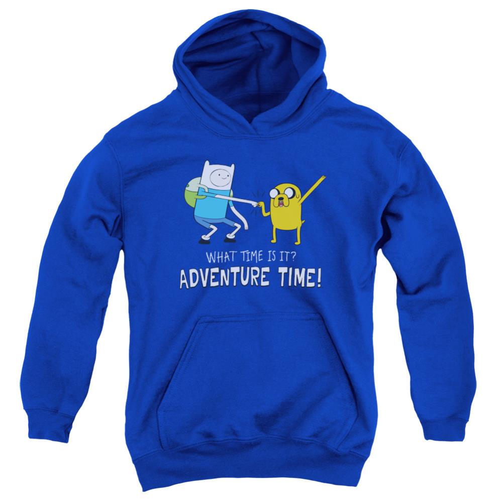 Adventure Time Fist Bump Youth Cotton Poly Pull-Over Hoodie
