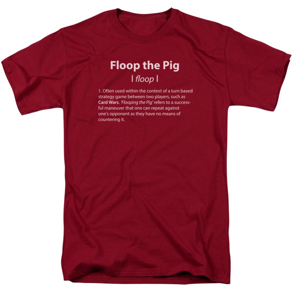 Adventure Time Floop The Pig Men's 18/1 Cotton Short-Sleeve T-Shirt