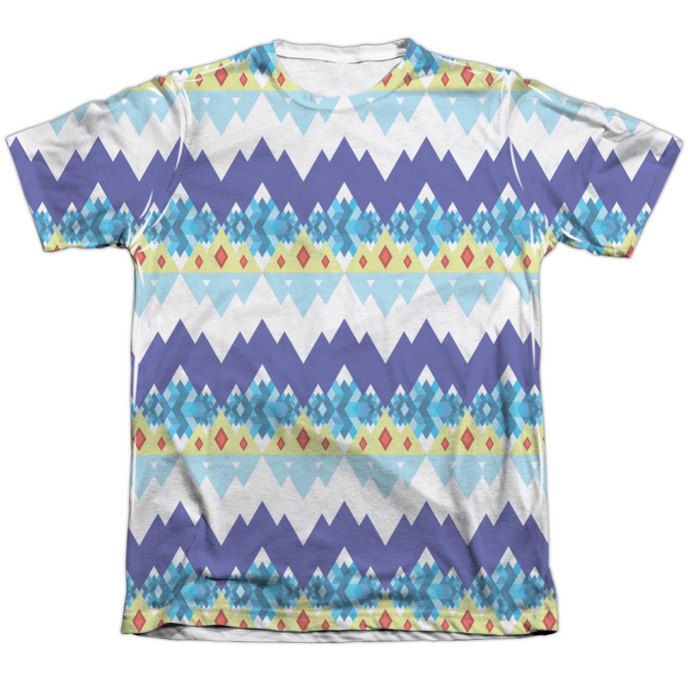 Adventure Time Ice King Geometric Men's Regular Fit Poly Cotton Short-Sleeve T-Shirt