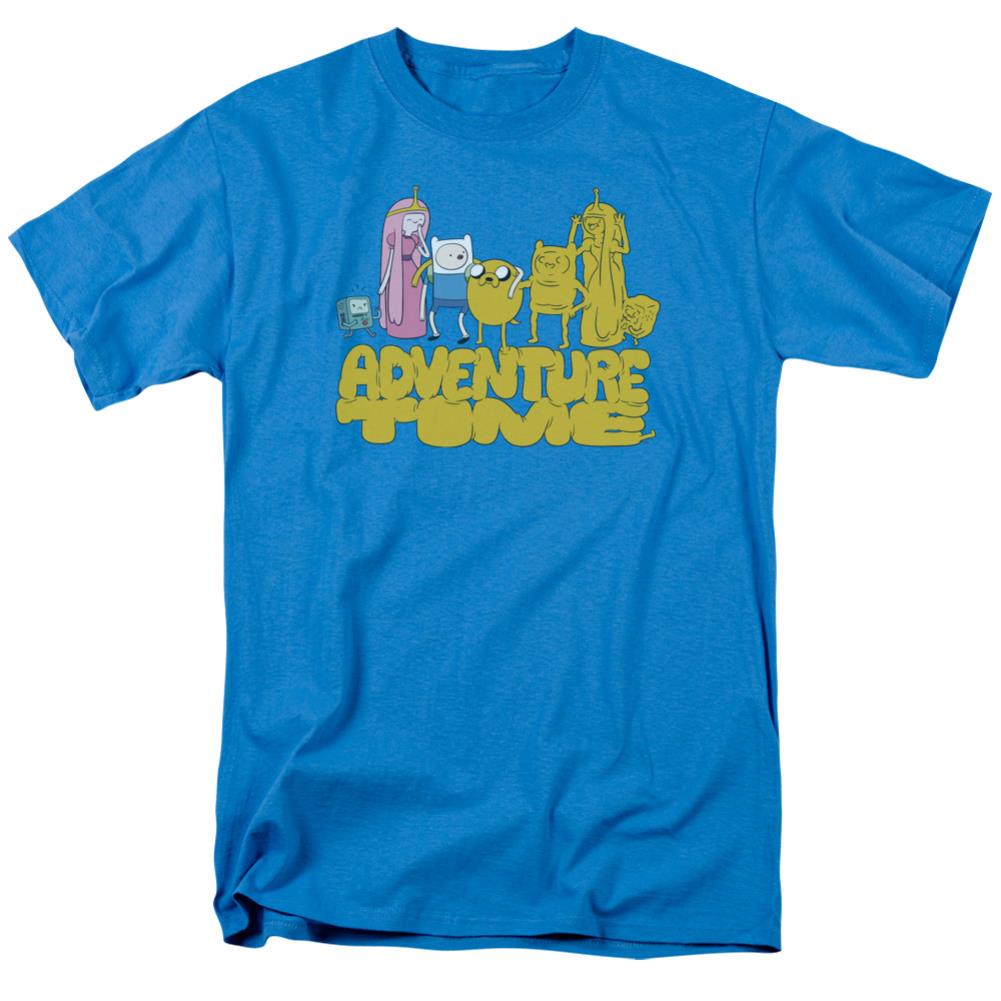Adventure Time Jakes Friends Men's 18/1 Cotton Short-Sleeve T-Shirt