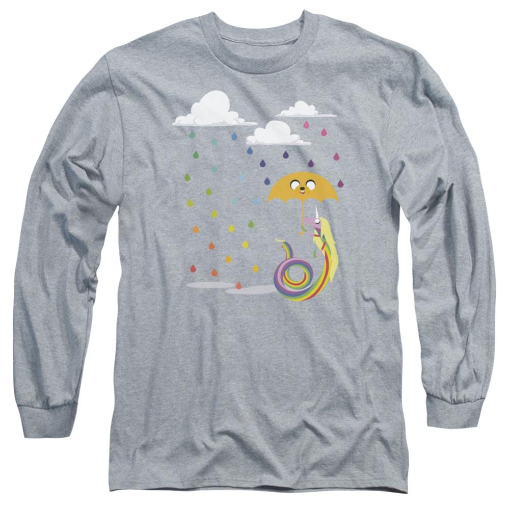 Adventure Time Lady In The Rain Men's 18/1 Cotton Long-Sleeve T-Shirt