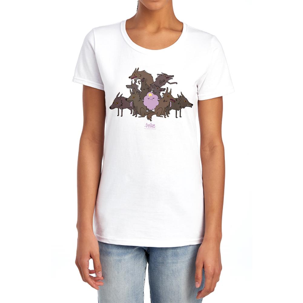 Adventure Time Lsp & Wolves Women's 18/1 Cotton Short-Sleeve T-Shirt