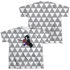 Adventure Time Marcy Triangles (Front/Back Print) Youth Regular Fit Poly Short-Sleeve T-Shirt
