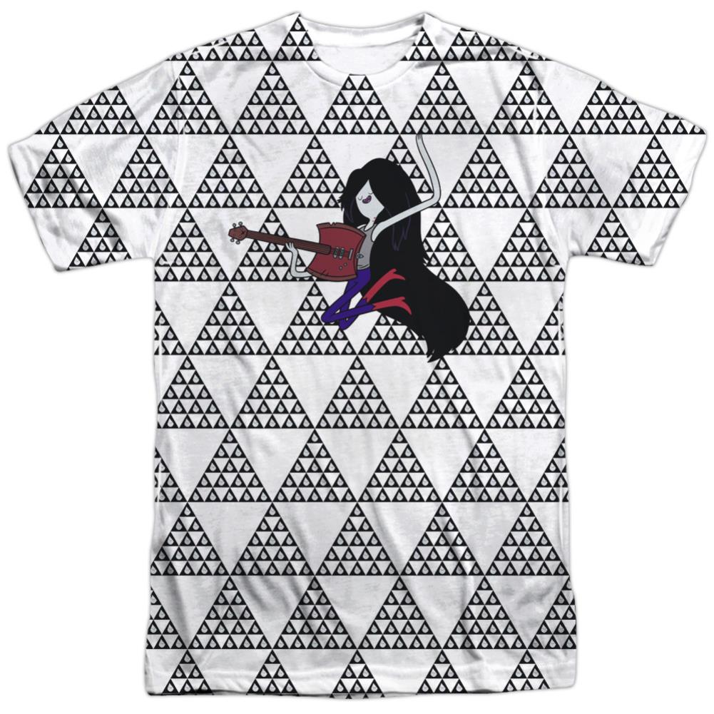 Adventure Time Marcy Triangles Men's Regular Fit Polyester Short-Sleeve T-Shirt