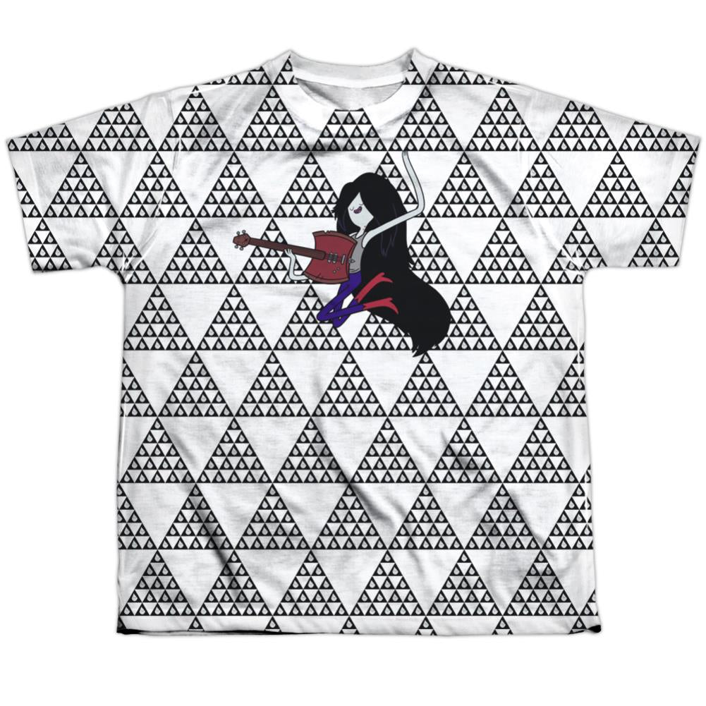 Adventure Time Marcy Triangles Youth Regular Fit Poly Short-Sleeve T-Shirt