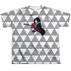 Adventure Time Marcy Triangles Youth Regular Fit Poly Short-Sleeve T-Shirt